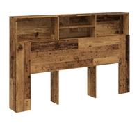 vidaXL Testiera con Contenitore Legno 160x19x103,5 cm in Truciolato, testiera Letto, arredo Camera da Letto, testiera libreria, Mobile Camera da Letto