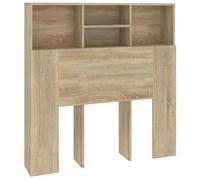 vidaXL Testiera con Contenitore Rovere Sonoma 100x19x103,5 cm