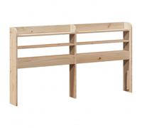 vidaXL Testiera con Ripiani 135 cm in Legno Massello di Pino, Testata Letto, testiera in Legno massello, testiera con Ripiani, testiera in Legno