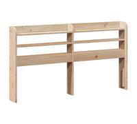 vidaXL Testiera con Ripiani 160 cm in Legno Massello di Pino, testata letto, testiera in legno massello, testiera con ripiani, testiera in legno