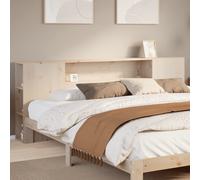 VidaXL Testiera letto con contenitore 180 cm legno pino massiccio marrone ideale piccole camere
