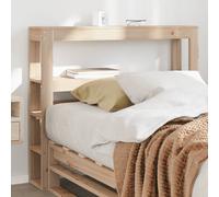 vidaXL Testiera con Ripiani 90 cm in Legno Massello di Pino