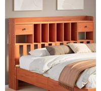 vidaXL Testiera con Ripiani Marrone Cera 160 cm in Legno di Pino