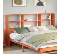 vidaXL Testiera con Ripiani Marrone Cera 180 cm in Legno di Pino