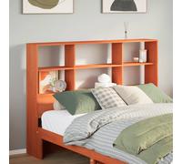 vidaXL Testiera con Scomparti Marrone Cera 150 cm in Legno di Pino