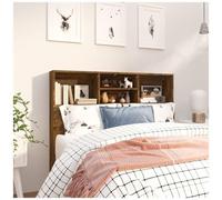 VIDAXL - Testiera Con Scomparti Rovere Fumo 120x19x103,5 Cm