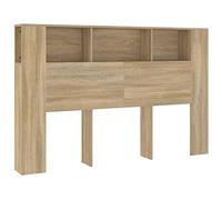 VIDAXL - Testiera Con Scomparti Rovere Sonoma 160x18,5x104,5 Cm - SPEDIZIONE GRATUITA