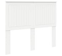 vidaXL Testiera con testiera Bianco 120 cm Legno Multistrato, Accenti Eleganti per la Camera, Accessori Moderni, Zona Notte stilosa, Design Contemporaneo, Ambiente Confortevole