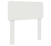 vidaXL Testiera con testiera Bianco 80 cm Legno Multistrato, Testiera Rettangolare Moderna, Design Minimalista, Supporto Letto Resistente, Accessorio Elegante per la Camera