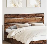 vidaXL Testiera con testiera Legno vecchio 200 cm Legno multistrato