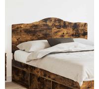 vidaXL Testiera con testiera Rovere fumé 160 cm Legno multistrato