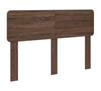 vidaXL Testiera con testiera Rovere Marrone 160 cm Legno Multistrato, Testiera Rettangolare Moderna, Design Minimalista, Supporto Letto Resistente, Accessorio Elegante per la Camera