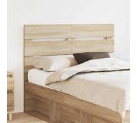 vidaXL Testiera con testiera Rovere Sonoma 120 cm Legno multistrato