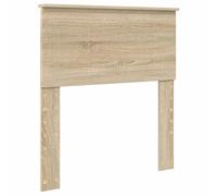 vidaXL Testiera con testiera Rovere Sonoma 80 cm Legno Multistrato, Testiera per Letto, Stile Moderno, Design Rettangolare, Mobile Minimalista, Legno ingegnerizzato Resistente, Facile da assemblare
