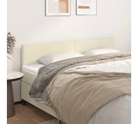 vidaXL Testiera Crema 180x5x78/88 cm in Similpelle