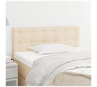VIDAXL - Testiera Crema 90x5x78/88 Cm In Tessuto - SPEDIZIONE GRATUITA