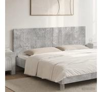 vidaXL Testiera da Muro ALKMAAR Grigio Cemento Legno ingegnerizzato