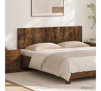 vidaXL Testiera da Muro ALKMAAR Rovere Fumo Legno ingegnerizzato