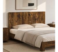 vidaXL Testiera da Muro ALKMAAR Rovere Fumo Legno ingegnerizzato