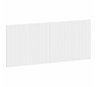 vidaXL Testiera da Muro ARNHEM Bianco Legno ingegnerizzato