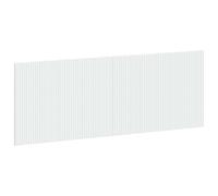 vidaXL Testiera da Muro ARNHEM Bianco Legno ingegnerizzato