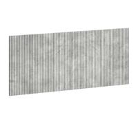 vidaXL Testiera da Muro ARNHEM Grigio Cemento Legno ingegnerizzato