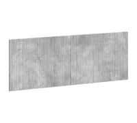 vidaXL Testiera da Muro ARNHEM Grigio Cemento Legno ingegnerizzato