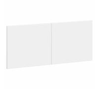 vidaXL Testiera da Muro BREDA Bianco Legno ingegnerizzato