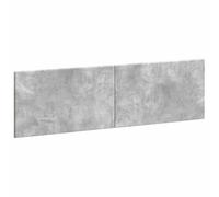 vidaXL Testiera da Muro BREDA Grigio Cemento Legno ingegnerizzato