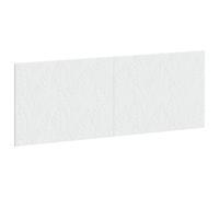 vidaXL Testiera da Muro DELFT Bianco Legno ingegnerizzato
