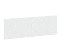 vidaXL Testiera da Muro DELFT Bianco Legno ingegnerizzato