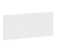 vidaXL Testiera da Muro DELFT Bianco Legno ingegnerizzato