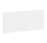 vidaXL Testiera da Muro EDE Bianco Legno ingegnerizzato