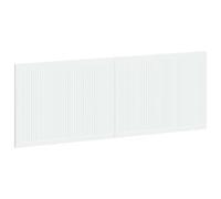 vidaXL Testiera da Muro EDE Bianco Legno ingegnerizzato