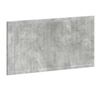 vidaXL Testiera da Muro EDE Grigio Cemento Legno ingegnerizzato