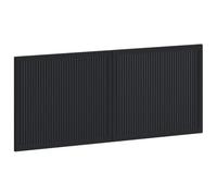 vidaXL Testiera da Muro EDE Nero Legno ingegnerizzato
