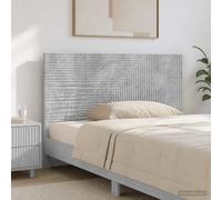 vidaXL Testiera da Muro HAARLEM Grigio Cemento Legno ingegnerizzato
