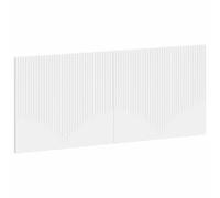 vidaXL Testiera da Muro HOORN Bianco Legno ingegnerizzato