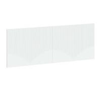 vidaXL Testiera da Muro HOORN Bianco Legno ingegnerizzato