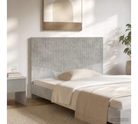 vidaXL Testiera da Muro HOORN Grigio Cemento Legno ingegnerizzato