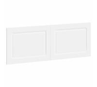 vidaXL Testiera da Muro UTRECHT Bianco Legno ingegnerizzato