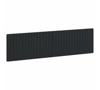 vidaXL Testiera da Muro ZWOLLE Nero Legno ingegnerizzato
