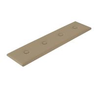vidaXL Testiera da Parete 12 pcs Cappuccino 60 x 15 cm Pelle Sintetica, Rivestimento a parete rettangolare, decorativo moderno, pannelli stilosi, interno, idee di decorazione per la casa