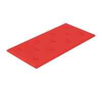 vidaXL Testiera da Parete 12 pcs Rosso 60 x 30 cm Pelle Sintetica, Pannelli murali rectangulari eleganti per decorare casa, design moderno, rivestimenti resistenti, soluzioni fai-da-te
