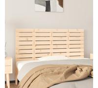 vidaXL Testiera da Parete 141x3x63 cm in Legno Massello di Pino