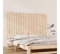 vidaXL Testiera da Parete 159,5x3x90 cm in Legno Massello di Pino