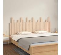 vidaXL Testiera da Parete 185x3x80 cm in Legno Massello di Pino