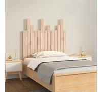vidaXL Testiera da Parete 82,5x3x80 cm in Legno Massello di Pino