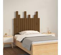 vidaXL Testiera da Parete Ambra 82,5x3x80cm in Legno Massello di Pino