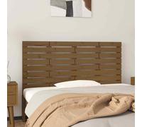 vidaXL Testiera da Parete Miele 156x3x63 cm in Legno Massello di Pino